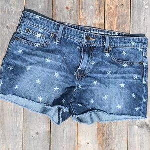 Boyfriend jean shorts